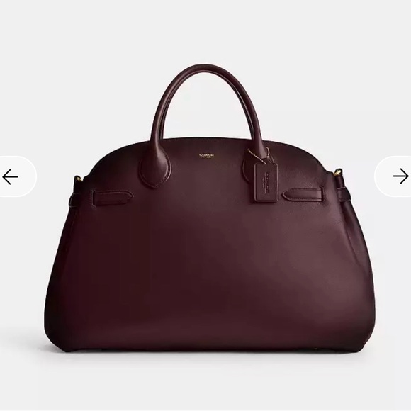 Coach Handbags - Coach Dark Burgundy Empire Carryall